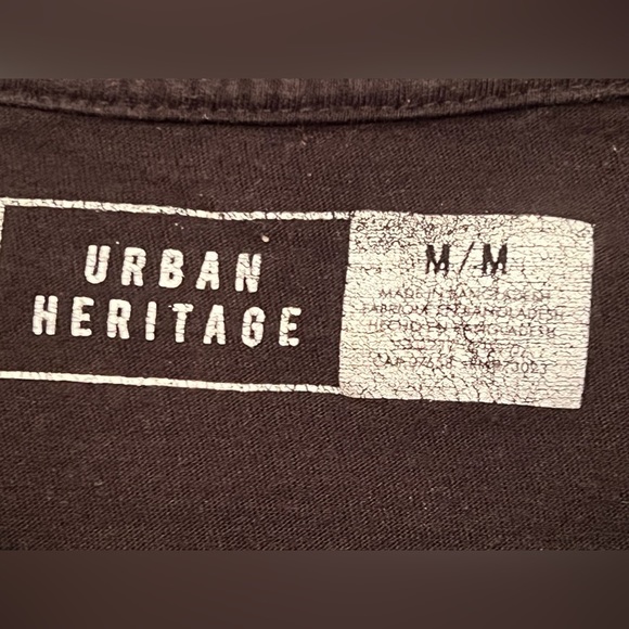 Urban heritage t-Shirt black gray size M - Picture 4 of 7